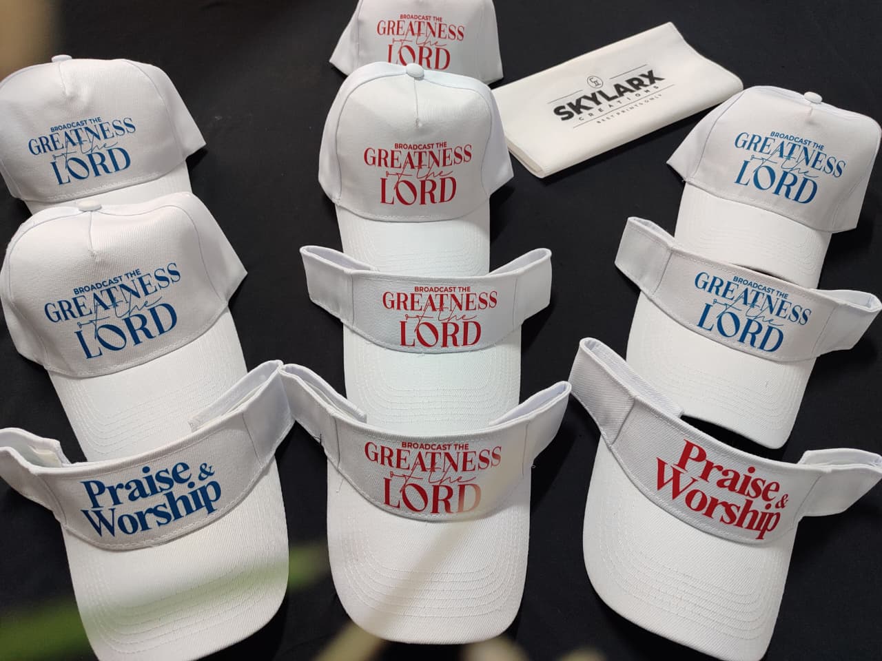 Caps and Merchandise